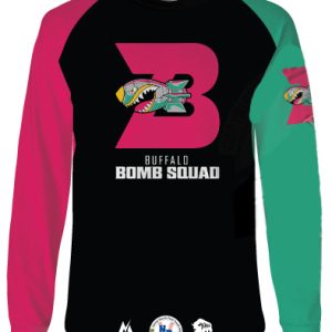Buffalo Bomb Squad Personalized Aqua Long Sleeve